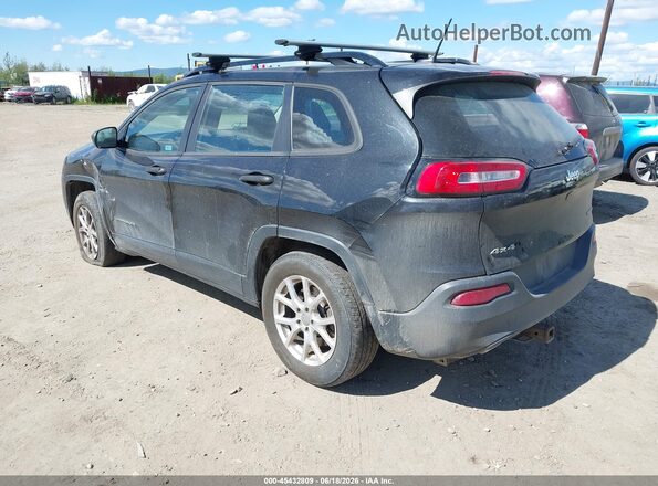 1C4PJMAB5GW119883 2016 JEEP CHEROKEE Black Tył lewy