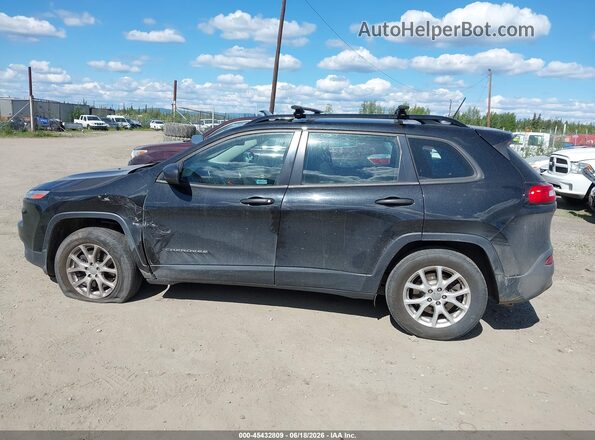 1C4PJMAB5GW119883 2016 JEEP CHEROKEE Black Widok wnętrza 360 stopni