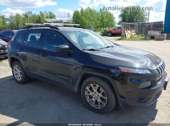 1C4PJMAB5GW119883 2016 JEEP CHEROKEE Black Widok wnętrza z tyłu
