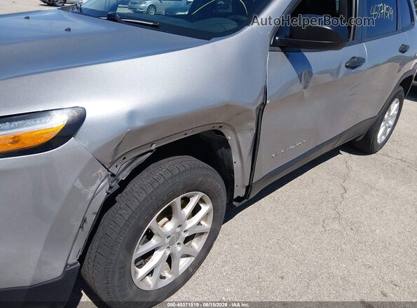 1C4PJMAB5GW193045 2016 JEEP CHEROKEE Silver Դիմացի տեսք