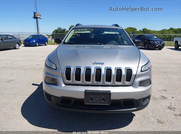 1C4PJMAB5GW193045 2016 JEEP CHEROKEE Silver Սարքավորումների վահանակի տեսք