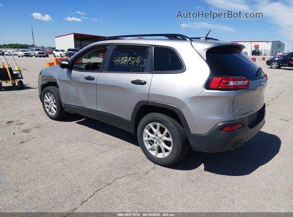 1C4PJMAB5GW193045 2016 JEEP CHEROKEE Silver Հետևի ձախ