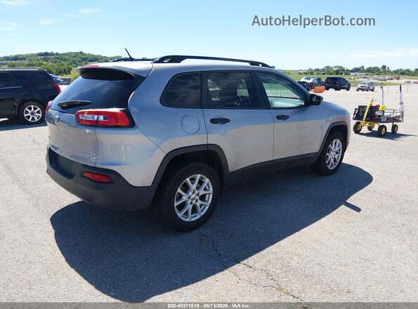 1C4PJMAB5GW193045 2016 JEEP CHEROKEE Silver Հետևի աջ