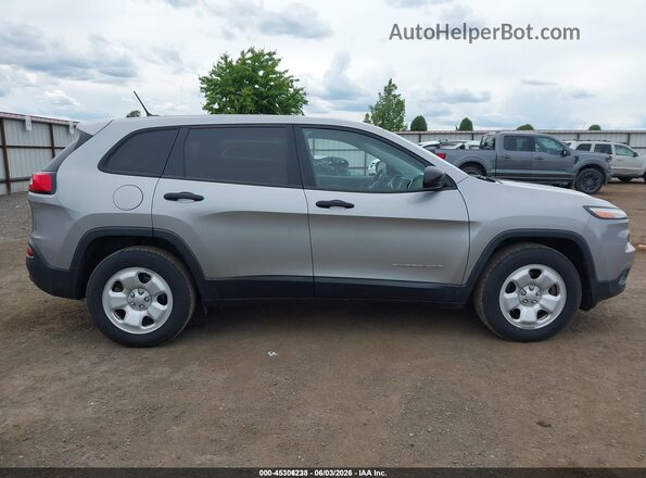 1C4PJMAB5GW313829 2016 JEEP CHEROKEE Серебряный 