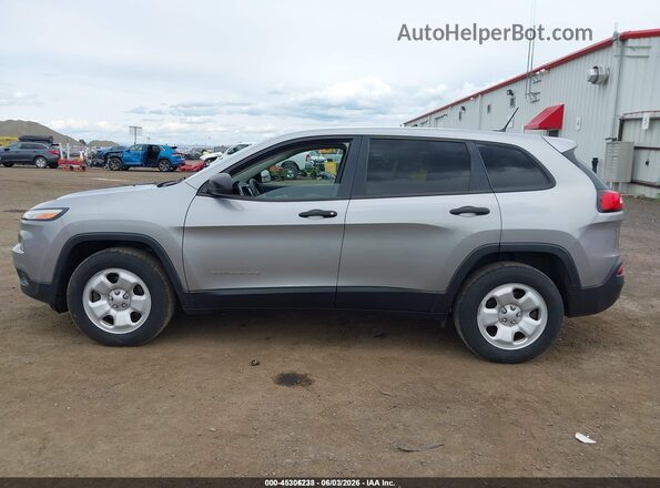 1C4PJMAB5GW313829 2016 JEEP CHEROKEE Серебряный 