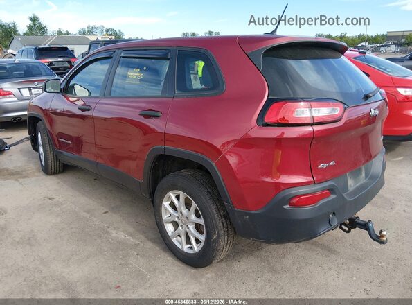 1C4PJMAB5HD230138 2017 JEEP CHEROKEE Red 