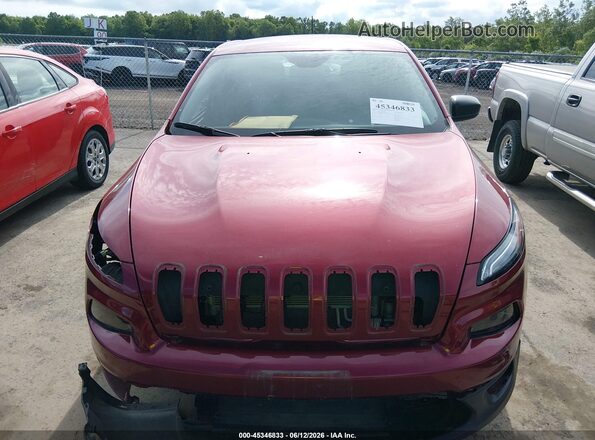 1C4PJMAB5HD230138 2017 JEEP CHEROKEE Red 
