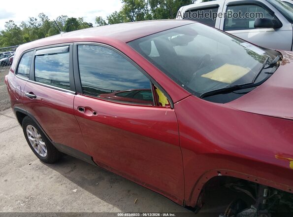1C4PJMAB5HD230138 2017 JEEP CHEROKEE Red 