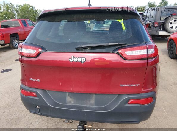 1C4PJMAB5HD230138 2017 JEEP CHEROKEE Red 