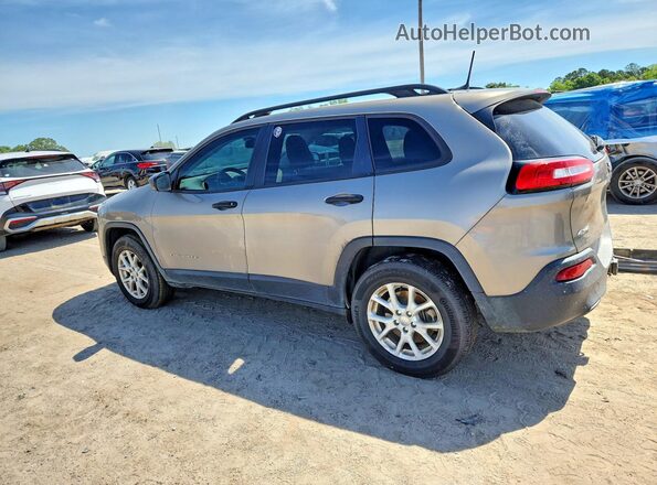 1C4PJMAB5HW631760 2017 JEEP CHEROKEE Beige Հետևի ձախ