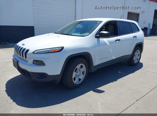 1C4PJMAB6GW313984 2016 JEEP CHEROKEE White 