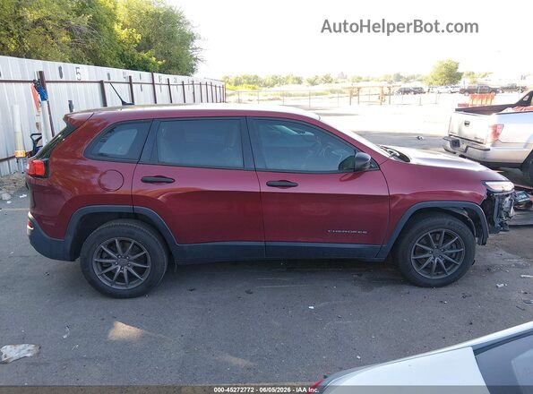 1C4PJMAB7GW110022 2016 JEEP CHEROKEE Красный Панорамный вид салона 360°