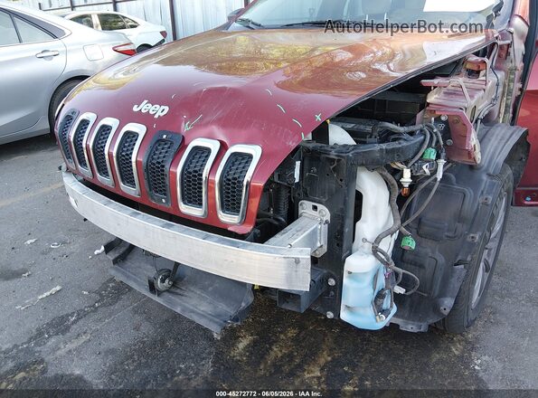 1C4PJMAB7GW110022 2016 JEEP CHEROKEE Красный Вид спереди