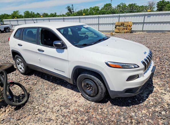 1C4PJMAB7HW571013 2017 JEEP CHEROKEE White Front right