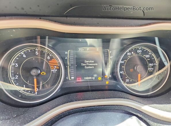 1C4PJMAB7HW571013 2017 JEEP CHEROKEE White Instrument cluster view