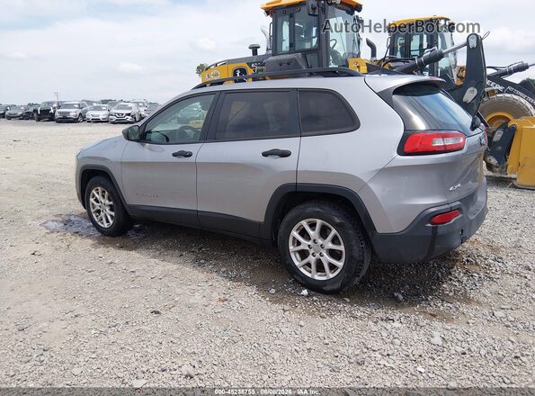 1C4PJMAB8GW226961 2016 JEEP CHEROKEE SPORT 4WD Silver Tył lewy