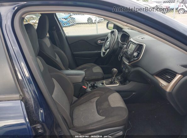 1C4PJMAB9GW192996 2016 JEEP CHEROKEE Blue Вид салону спереду