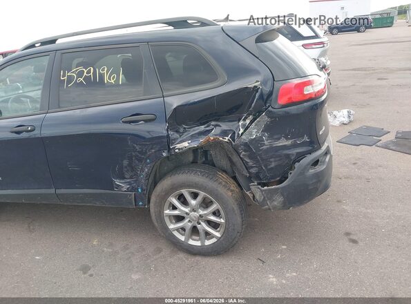 1C4PJMAB9GW192996 2016 JEEP CHEROKEE Blue Вид спереду