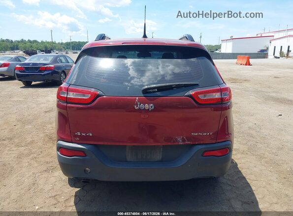 1C4PJMABXGW109625 2016 JEEP CHEROKEE Red 