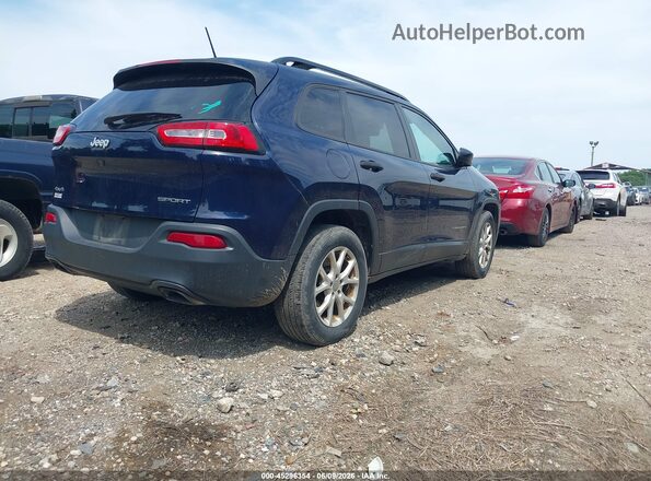 1C4PJMAS1GW226929 2016 JEEP CHEROKEE Dark Blue Tył prawy