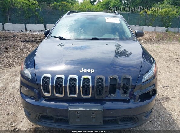 1C4PJMAS1GW226929 2016 JEEP CHEROKEE Dark Blue Widok z przodu