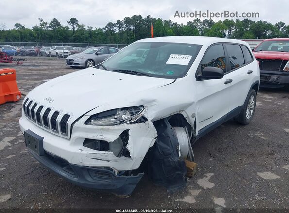 1C4PJMAS3HW503632 2017 JEEP CHEROKEE White Front view