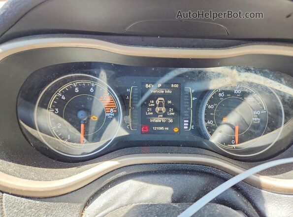 1C4PJMASXHD227378 2017 JEEP CHEROKEE Gray Widok zestawu wskaźników