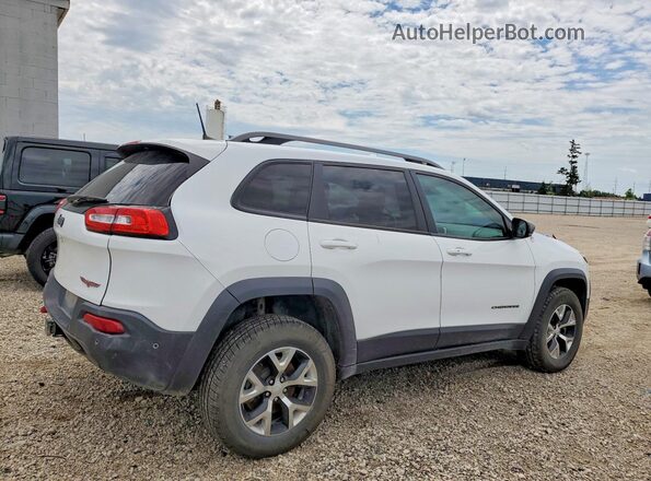 1C4PJMBB0HD214461 2017 JEEP CHEROKEE White Trasero derecho