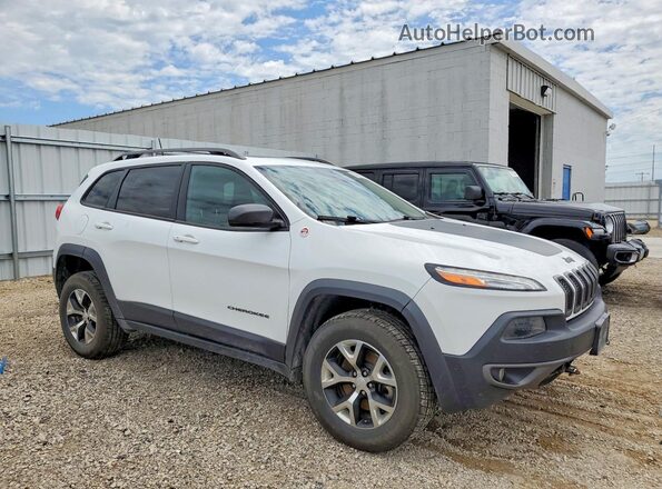 1C4PJMBB0HD214461 2017 JEEP CHEROKEE White Delantero derecho