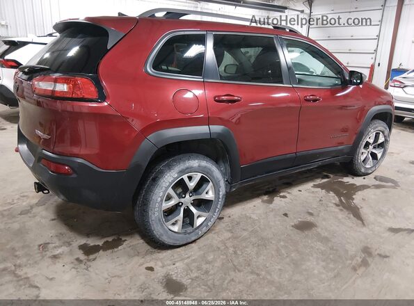 1C4PJMBB1HW517317 2017 JEEP CHEROKEE Red Trasero derecho