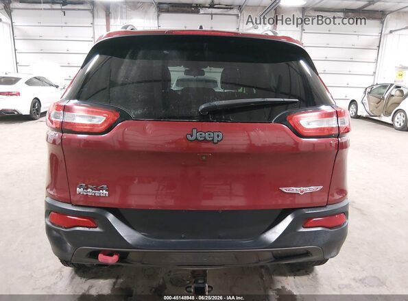 1C4PJMBB1HW517317 2017 JEEP CHEROKEE Red 