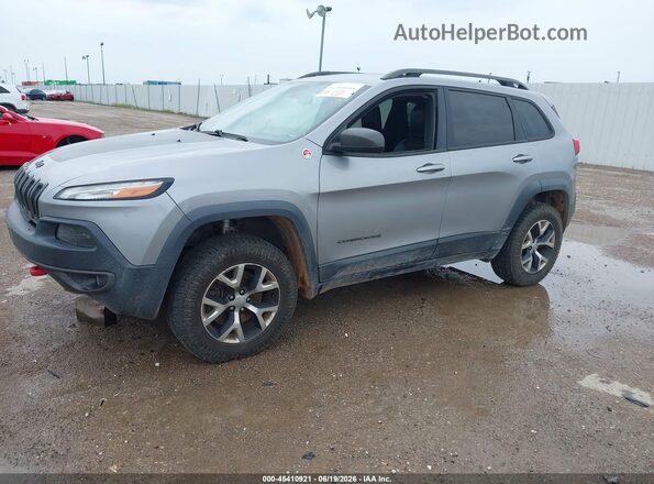 1C4PJMBB3HW528660 2017 JEEP CHEROKEE Gray Передня ліва чверть