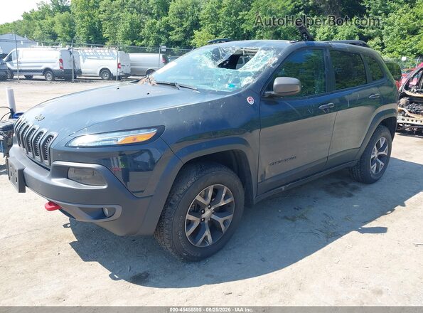 1C4PJMBB6HW551494 2017 JEEP CHEROKEE Black Передня ліва чверть