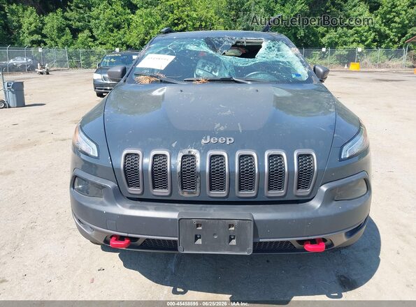 1C4PJMBB6HW551494 2017 JEEP CHEROKEE Black Вид щитка приладів