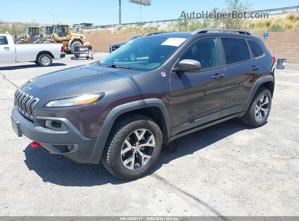 1C4PJMBB9GW343530 2016 JEEP CHEROKEE Gray 