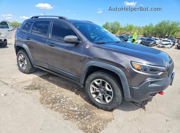 1C4PJMBN4KD436907 2019 JEEP CHEROKEE Gray Przód prawy