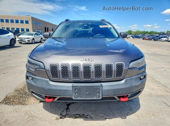 1C4PJMBN4KD436907 2019 JEEP CHEROKEE Gray Widok z przodu
