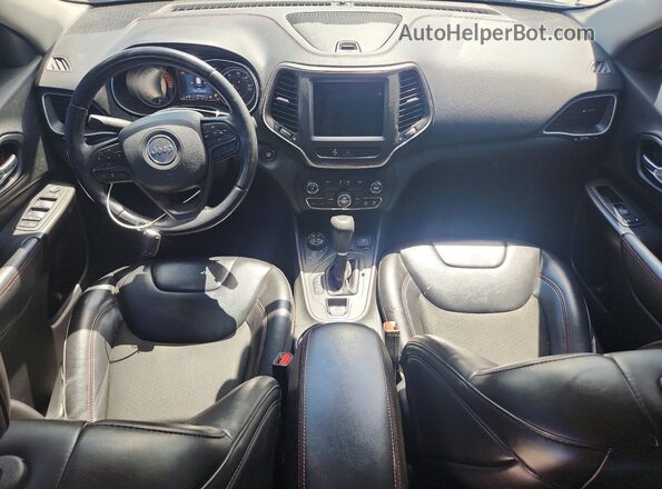 1C4PJMBN4KD436907 2019 JEEP CHEROKEE Gray Widok deski rozdzielczej