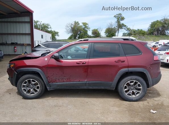 1C4PJMBN6LD539618 2020 JEEP CHEROKEE Maroon Widok wnętrza 360 stopni
