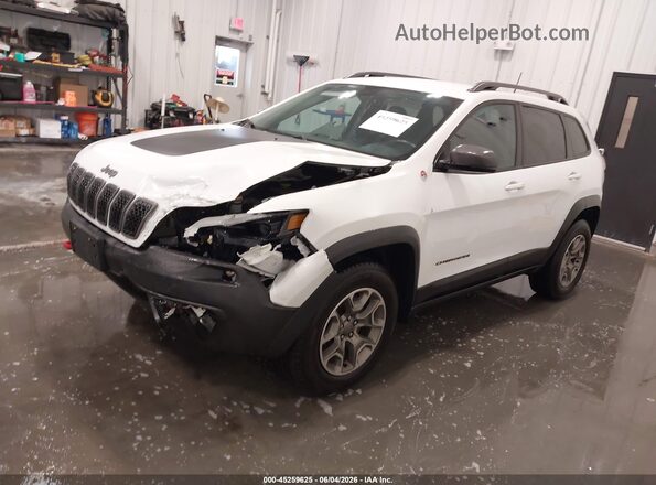 1C4PJMBN7LD537800 2020 JEEP CHEROKEE Белый Передняя левая четверть