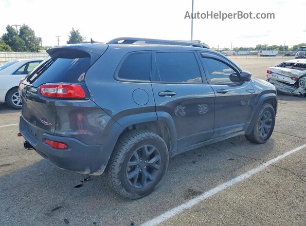 1C4PJMBS0GW134869 2016 JEEP CHEROKEE Black უკანა მარჯვენა