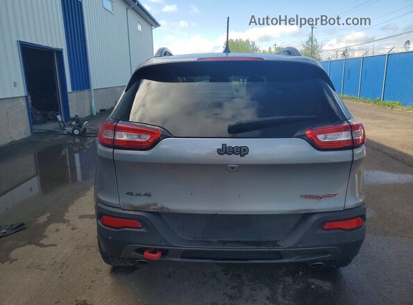 1C4PJMBS0GW356957 2016 JEEP CHEROKEE Gray Rear view