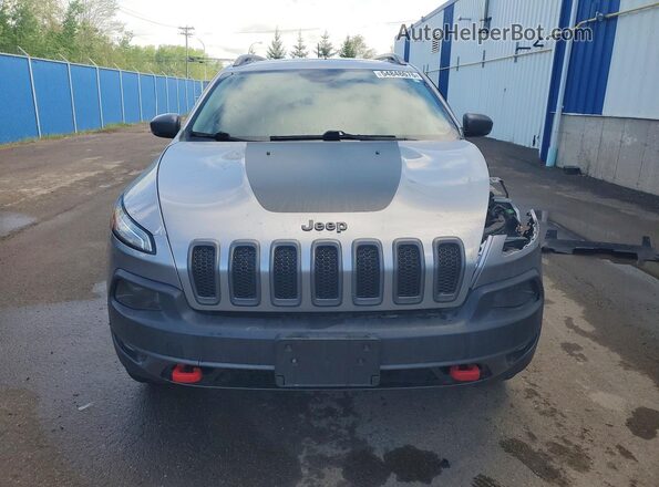1C4PJMBS0GW356957 2016 JEEP CHEROKEE Gray Front view