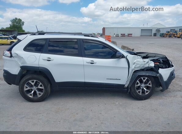 1C4PJMBS0HW564709 2017 JEEP CHEROKEE White Вид задньої частини салону