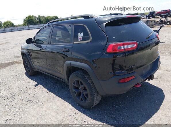 1C4PJMBS2GW163404 2016 JEEP CHEROKEE Black Tył lewy
