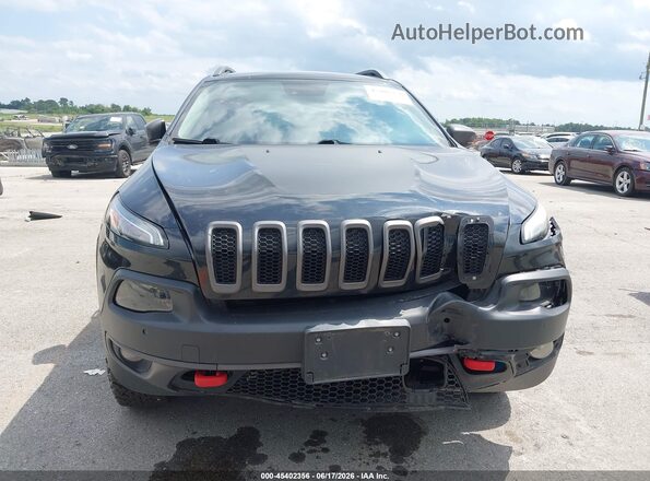 1C4PJMBS2GW293201 2016 JEEP CHEROKEE Black Vista interior trasera
