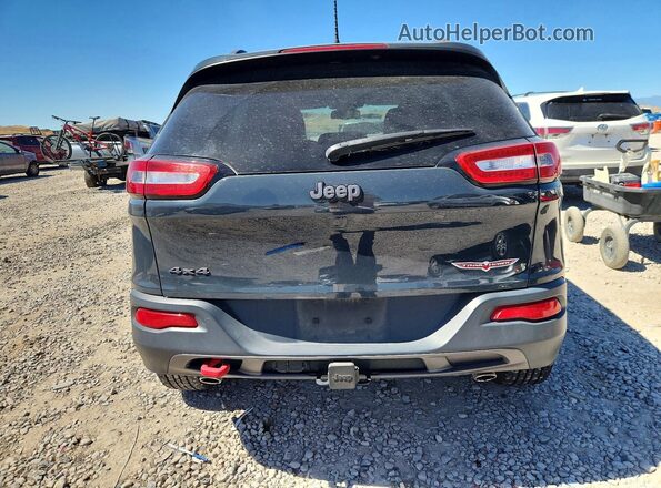 1C4PJMBS3GW228261 2016 JEEP CHEROKEE Синий Вид сзади