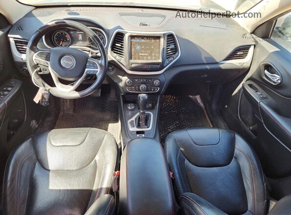 1C4PJMBS3GW228261 2016 JEEP CHEROKEE Синий Вид панели приборов