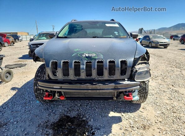 1C4PJMBS3GW228261 2016 JEEP CHEROKEE Синий Вид спереди