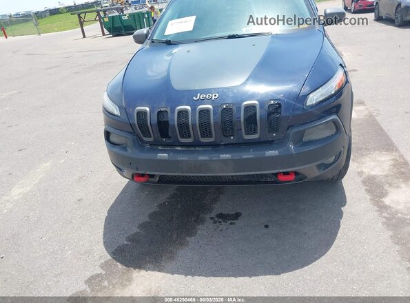 1C4PJMBS3GW333608 2016 JEEP CHEROKEE Blue Front view